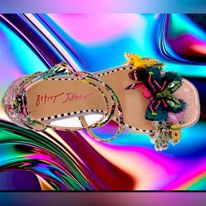 Betsey Johnson Womens Everlee Patent Dressy Heels